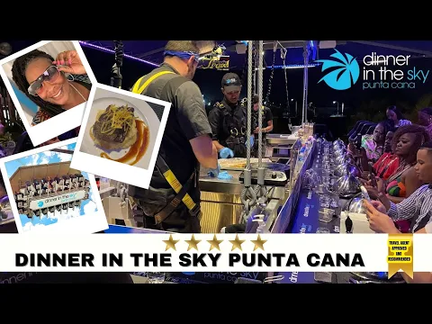 DINER IN THE SKY PUNTA CANA ...OOOH NOOO IT'S RAINING