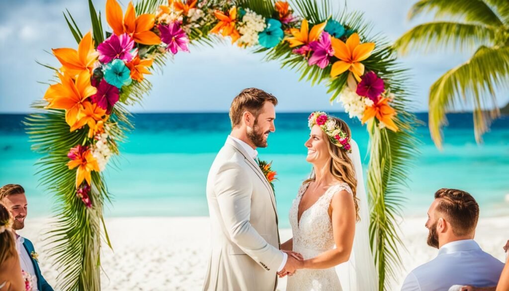 Caribbean destination wedding