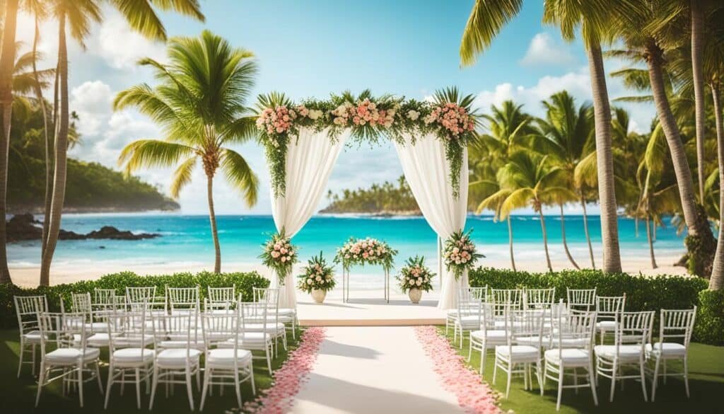 Caribbean wedding costs DR