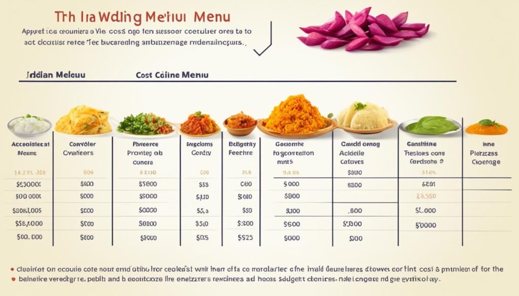 Indian wedding financials