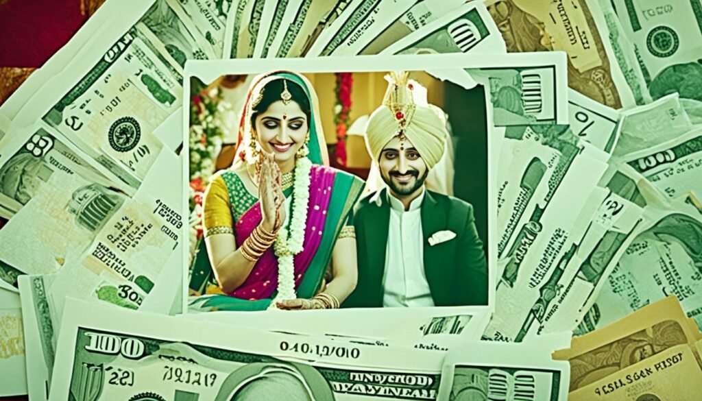 indian wedding average cost